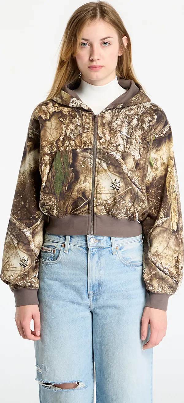 Jordan Mikina Jordan Brooklyn Fleece Women's Realtree Mod Crop Full-Zip Hoodie Sail/ Sail M
