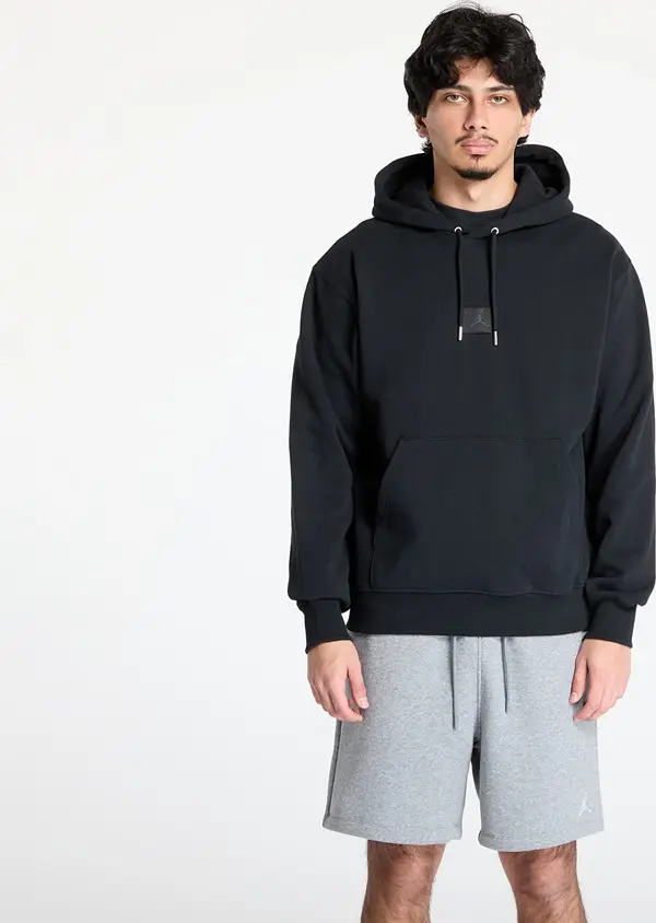 Jordan Mikina Jordan Flight Fleece Men's Pullover Hoodie Black L
