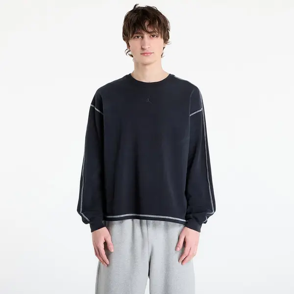 Jordan Mikina Jordan Flight Men's Heavyweight Long-Sleeve Top Black/ Sail/ Black XL