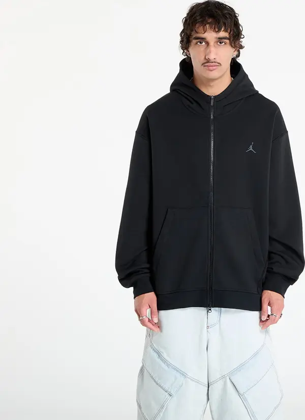 Jordan Mikina Jordan Sport Hoop Fleece Men's Dri-FIT Full-Zip Hoodie Black/ Dark Shadow XS