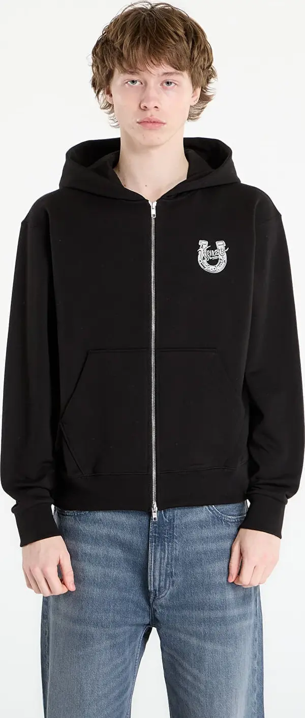 KENZO Mikina KENZO Zip Up Hoodie Black L