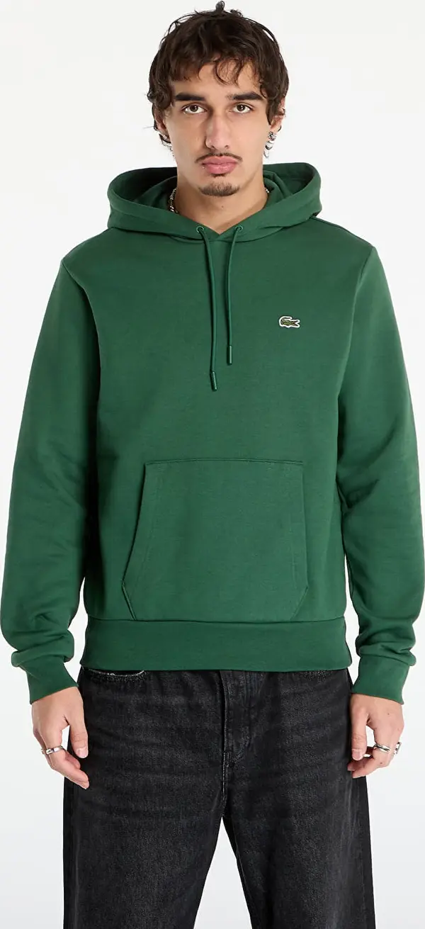 LACOSTE Mikina LACOSTE Men's Sweatshirt Green 4