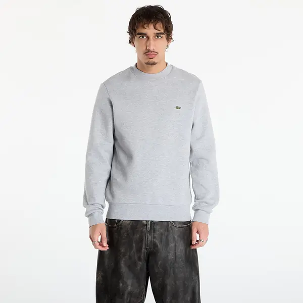 LACOSTE Mikina LACOSTE Men's Sweatshirt Silver Chine XL