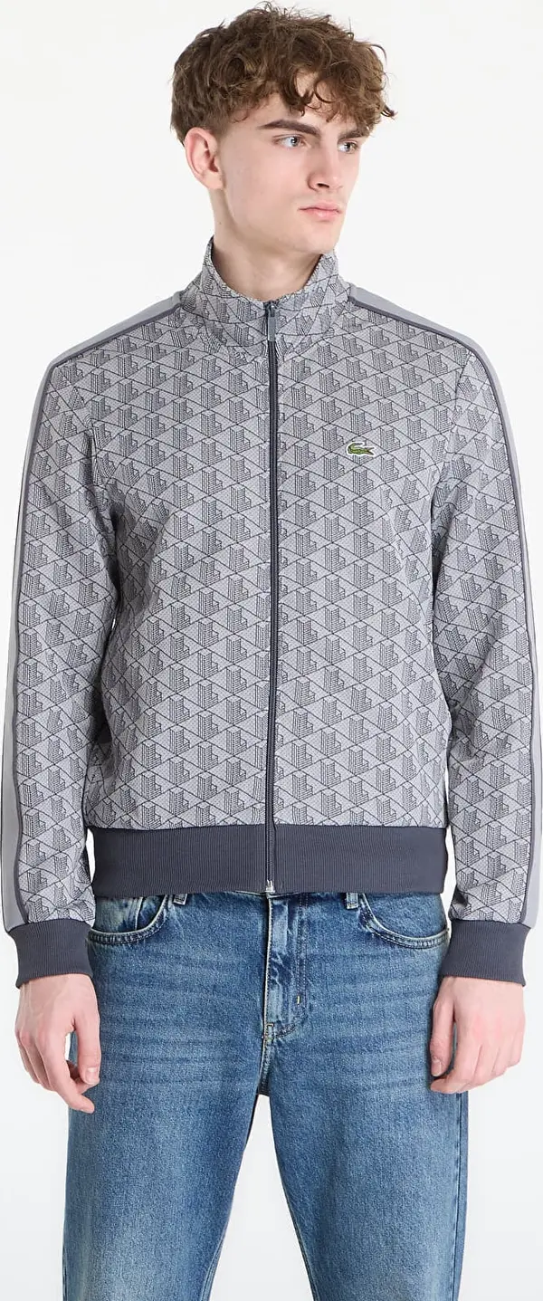 LACOSTE Mikina LACOSTE Sweatshirt Calluna/ Graphite 5