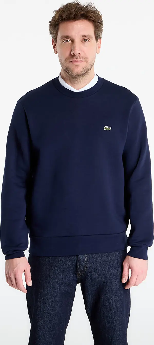 LACOSTE Mikina LACOSTE Sweatshirt Navy Blue 5