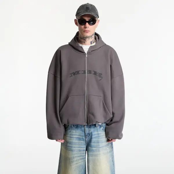 MISBHV Mikina MISBHV Inflated Mbh Devil Zipped Hoodie UNISEX Washed Grey L
