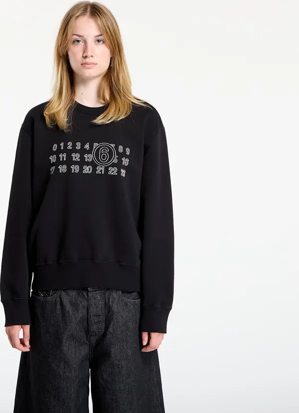 MM6 Mikina MM6 Rtw Avp Sweatshirt Black S