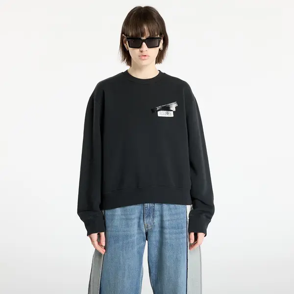 MM6 Maison Margiela Mikina MM6 Rtw Show Sweatshirt Washed Black L