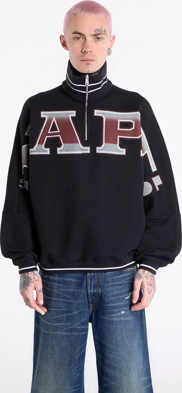 Napapijri Mikina Napapijri x PDF French Terry Sweatshirt Black S