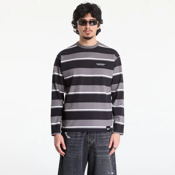 NEIGHBORHOOD Mikina NEIGHBORHOOD Border Crew Neck Ls Gray XL