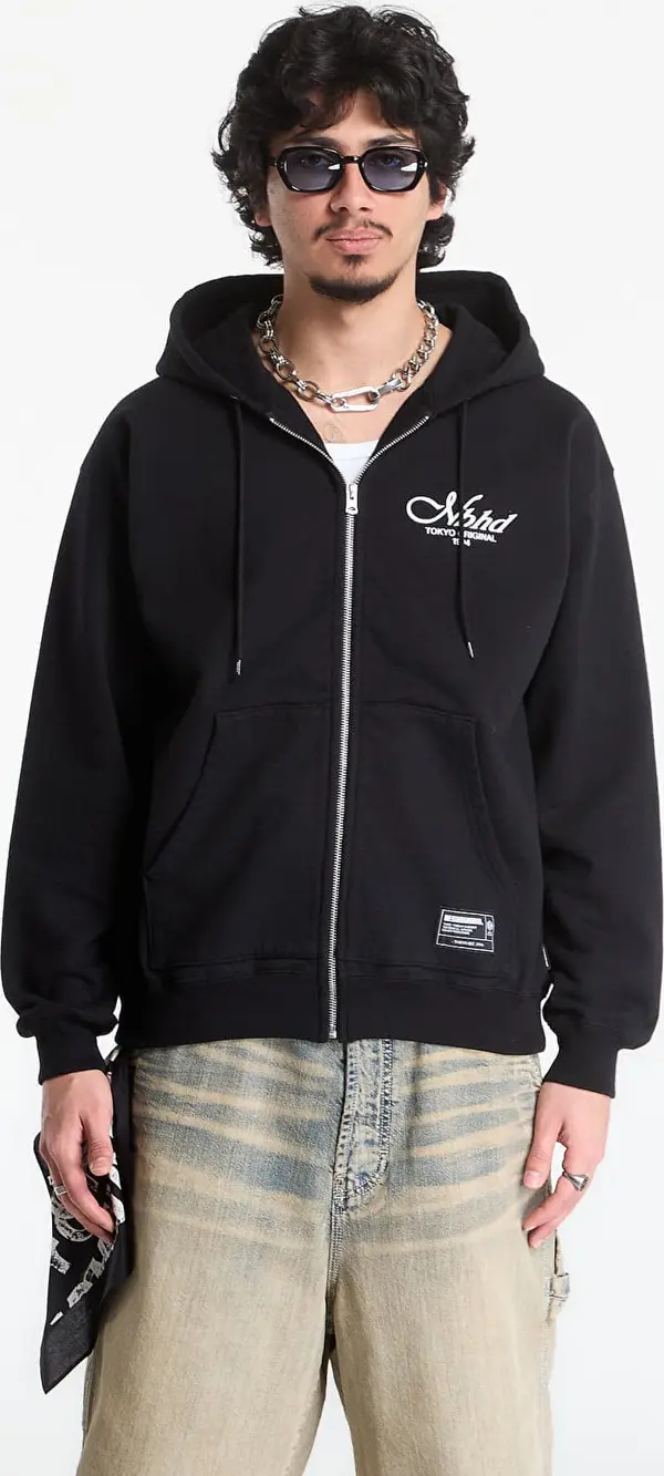 NEIGHBORHOOD Mikina NEIGHBORHOOD Staple Sweat Zip Hoodie Ls Black XL
