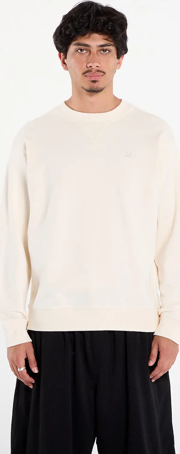 New Balance Mikina New Balance Athletics French Terry Crew Beige L