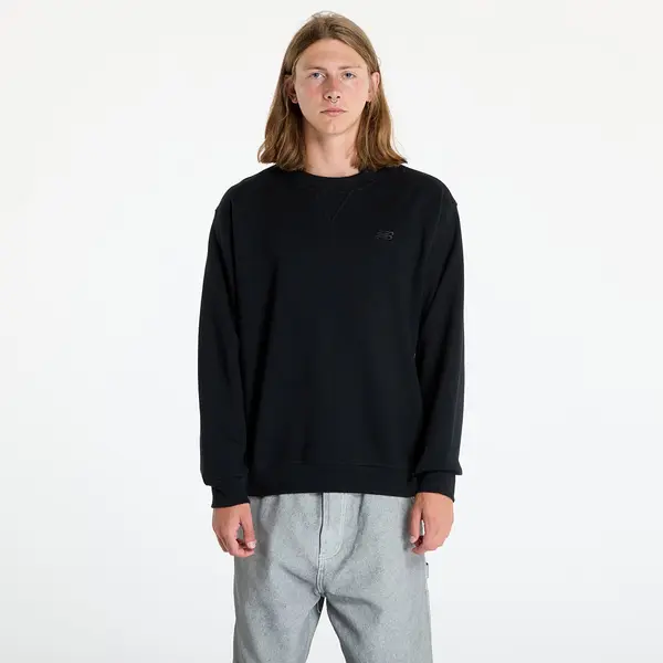 New Balance Mikina New Balance Athletics French Terry Crew Black L