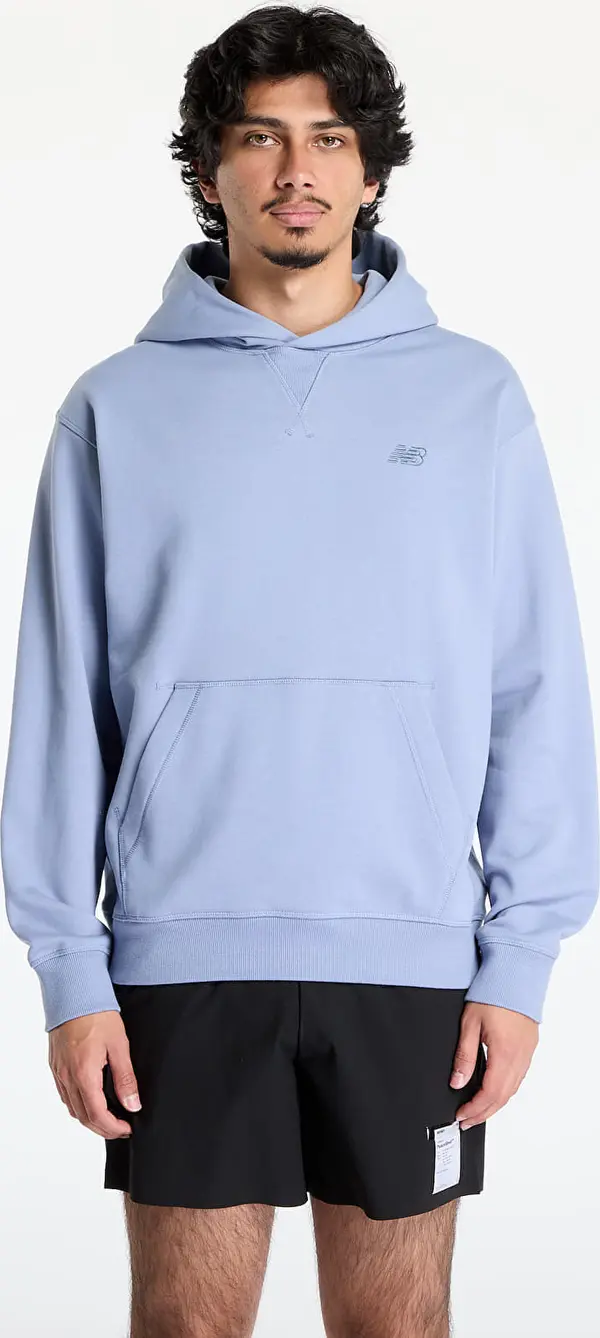 New Balance Mikina New Balance Athletics French Terry Crew Hoodie Dusk Shower XL