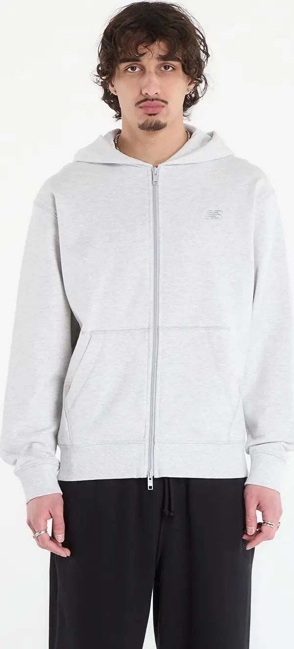 New Balance Mikina New Balance Athletics French Terry Full Zip Ash Heather M