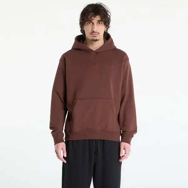New Balance Mikina New Balance Athletics French Terry Hoodie Pumpernickel L