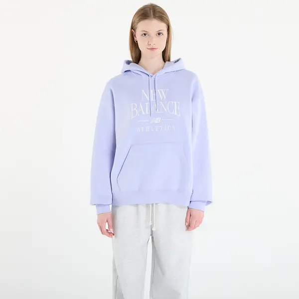 New Balance Mikina New Balance Linear Heritage Fleece Hoodie Daybreak L