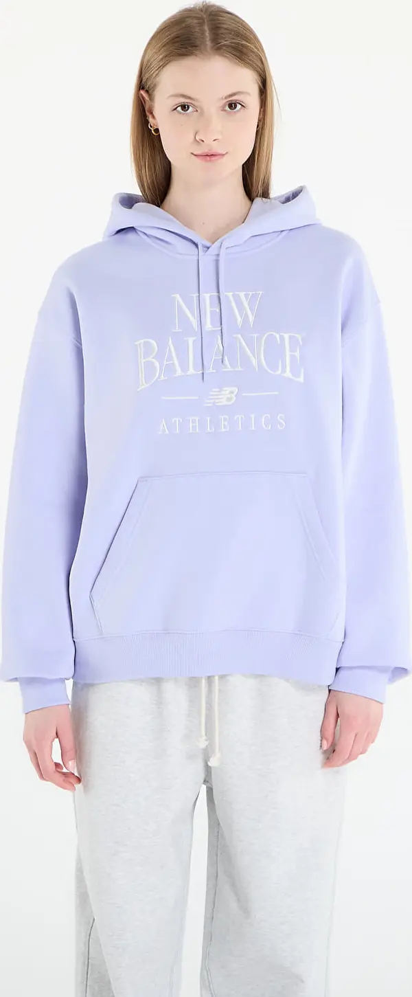 New Balance Mikina New Balance Linear Heritage Fleece Hoodie Daybreak S
