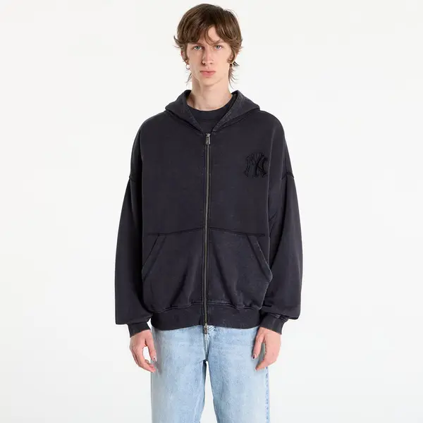 New Era Mikina New Era MLB Washed Fz Hoodie New York Yankees UNISEX Black L