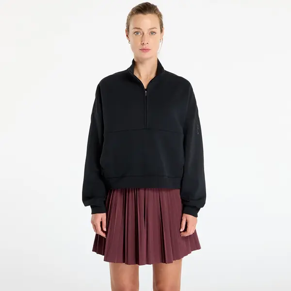 Nike Mikina Nike 24.7 ImpossiblySoft Women's Dri-FIT Oversized 1/2-Zip Top Black/ Dk Smoke Grey XL