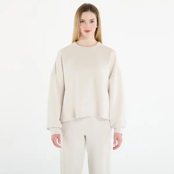 Nike Mikina Nike 24.7 ImpossiblySoft Women's Dri-FIT Oversized Crew-Neck Top Lt Orewood Brn/ Lt Iron Ore M