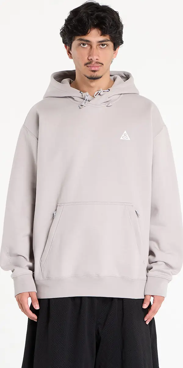 Nike Mikina Nike ACG Therma-FIT Fleece Pullover Hoodie College Grey/ Football Grey/ Summit White S