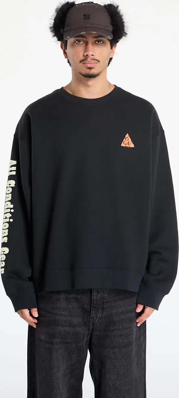 Nike Mikina Nike ACG "Tuff Fleece" Crew-Neck Black M