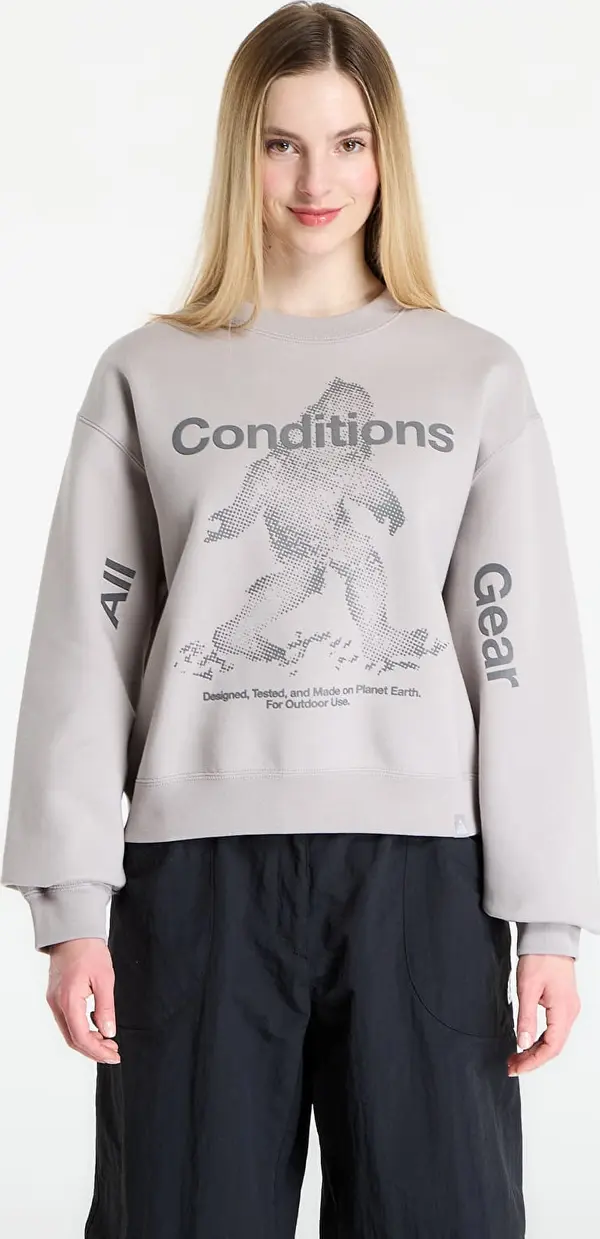 Nike Mikina Nike ACG "Tuff Fleece" Women's Therma-FIT Crew-Neck Sweatshirt College Grey/ Anthracite/ Summit White XS