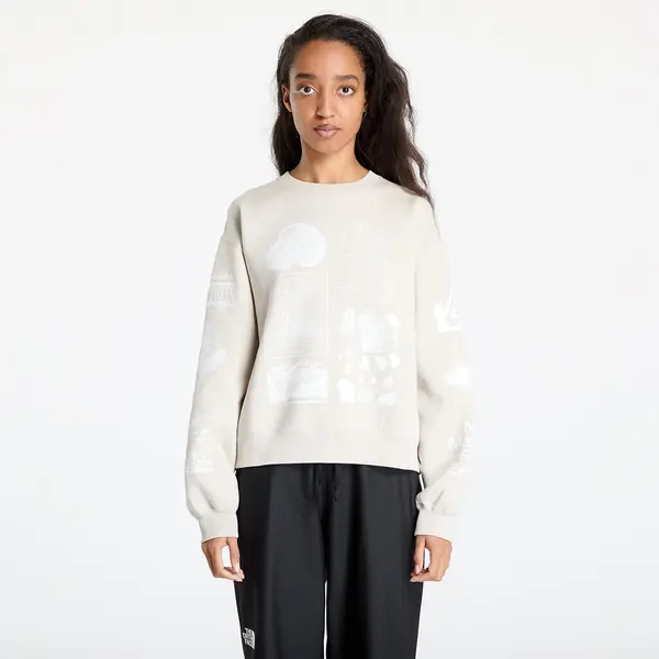 Nike Mikina Nike ACG "Tuff Fleece" Women's Therma-FIT Repel Crew-Neck Sweatshirt Lt Orewood Brn/ Summit White L