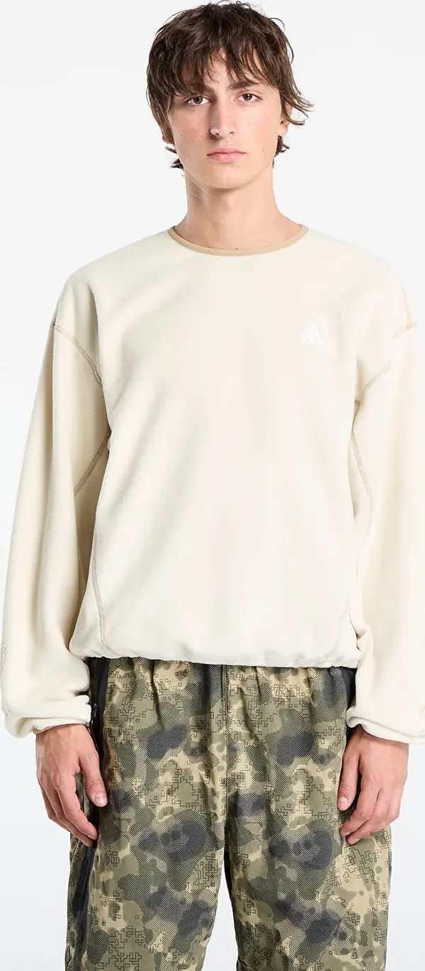 Nike Mikina Nike ACG "Wolf Tree" Crew Lt Khaki/ Parachute Beige/ Summit White L