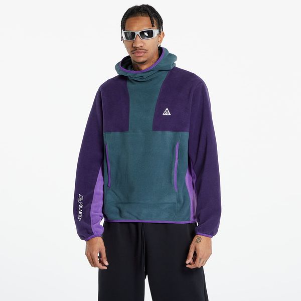 Nike Mikina Nike ACG "Wolf Tree" Men's Pullover Hoodie Deep Jungle/ Purple Ink/ Summit White XS