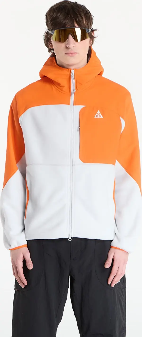 Nike Mikina Nike ACG "Wolf Tree" Plus Full-Zip Hooded Mid Layer Safety Orange/ Photon Dust/ Summit White S