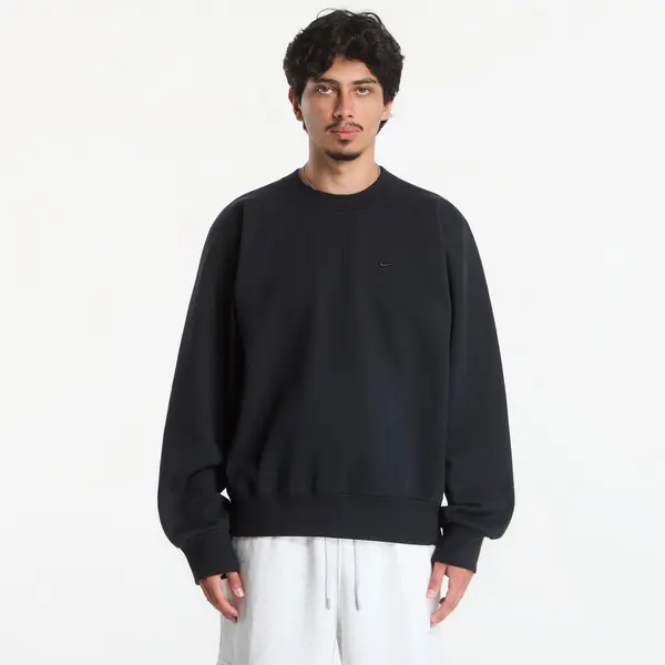 Nike Mikina Nike Men's Fleece Crew-Neck Sweatshirt Black L