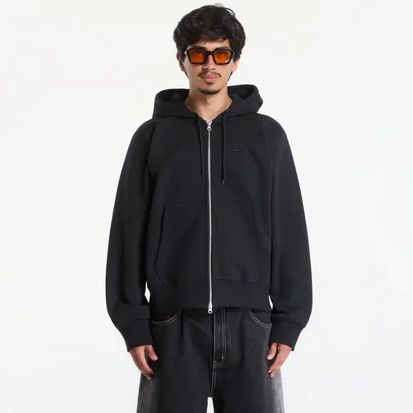 Nike Mikina Nike Men's Fleece Full-Zip Hoodie Black XL