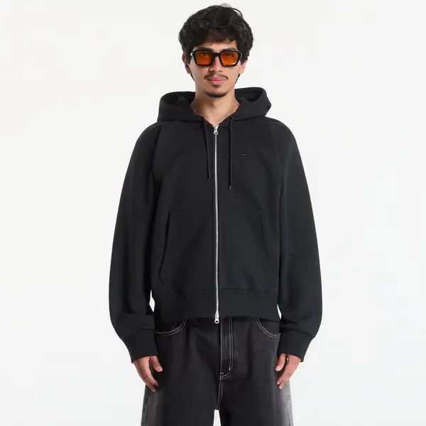 Nike Mikina Nike Men's Fleece Full-Zip Hoodie Black XXL