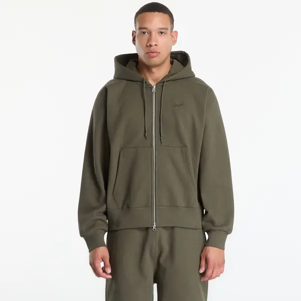 Nike Mikina Nike Men's Fleece Full-Zip Hoodie Cargo Khaki L