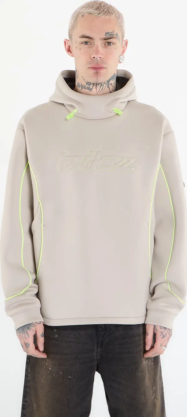 Nike Mikina Nike Project F.R.O.G. Men's Bubble Mesh Pullover Hoodie Cream Ii/ Black/ Volt Ice/ Volt Ice S
