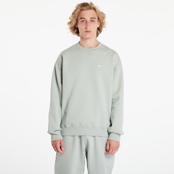 Nike Mikina Nike Solo Swoosh Men's Fleece Crew Jade Horizon/ White XS