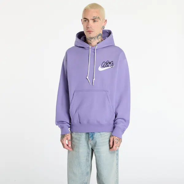 Nike Mikina Nike Solo Swoosh Men's Fleece Hoodie Dusty Amethyst XS