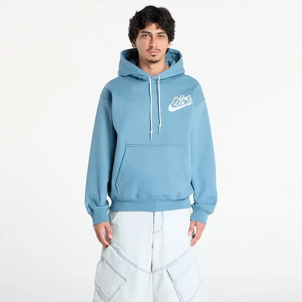 Nike Mikina Nike Solo Swoosh Men's Fleece Hoodie Smokey Blue S