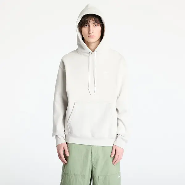 Nike Mikina Nike Solo Swoosh Men's Fleece Pullover Hoodie Light Bone/ White XS