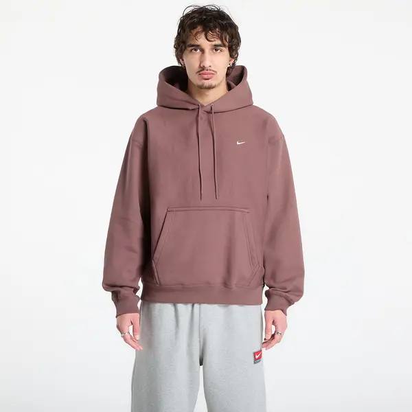 Nike Mikina Nike Solo Swoosh Men's Pullover Hoodie Tattoo/ White XS