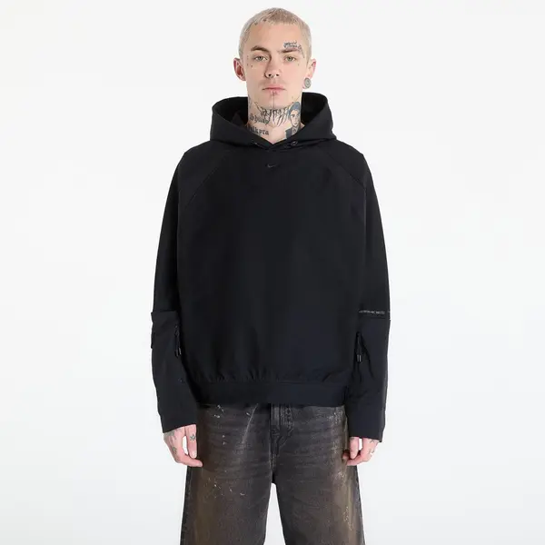 Nike Mikina Nike Tech Men's Dri-FIT Shori Knit Utility Hoodie Black/ Black/ Black XL