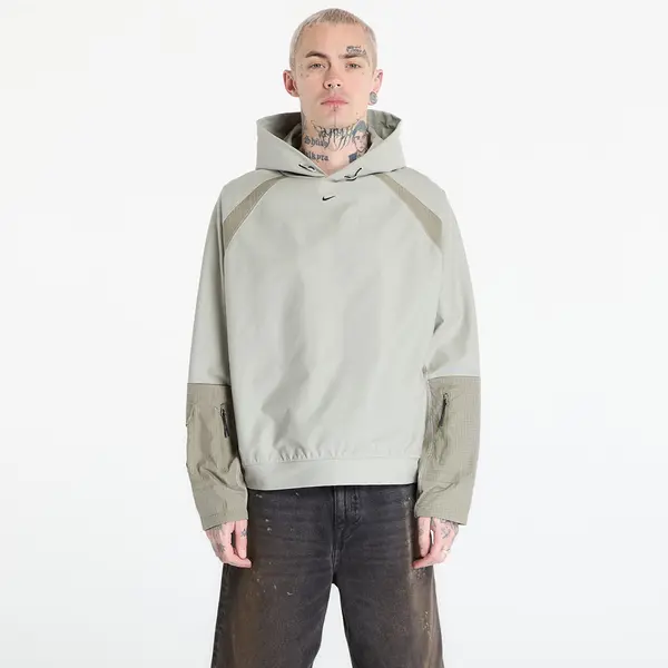 Nike Mikina Nike Tech Men's Dri-FIT Shori Knit Utility Hoodie Spruce Fog/ Silver Sage/ Black M