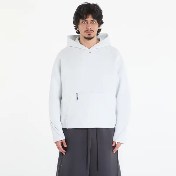 Nike Mikina Nike Tech Men's Fleece Pullover Hoodie Off White/ Black XXL