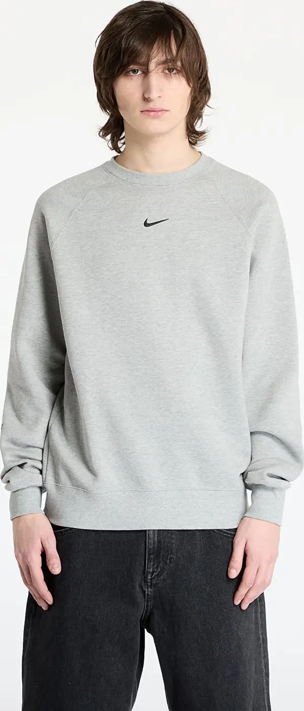 Nike Mikina Nike x NOCTA Men's Fleece CS Crew Sweatshirt Dk Grey Heather/Black XXL