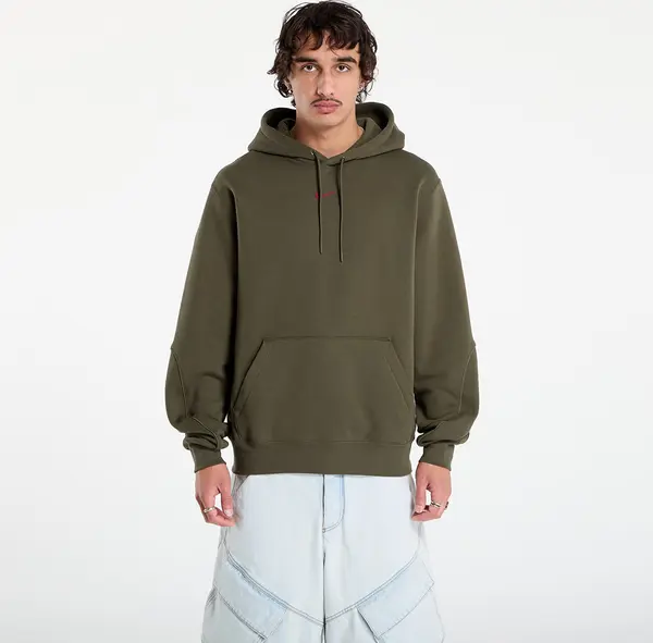 Nike Mikina Nike x NOCTA Men's Fleece Hoodie Cargo Khaki/ Team Red XS