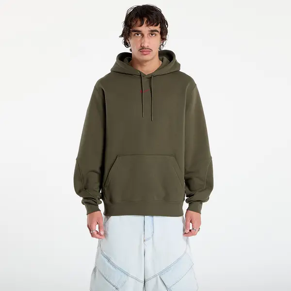Nike Mikina Nike x NOCTA Men's Fleece Hoodie Cargo Khaki/ Team Red XS