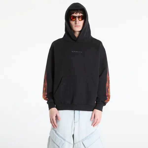 Oakley Mikina Oakley Fleece Hoodie Pitch Black XL
