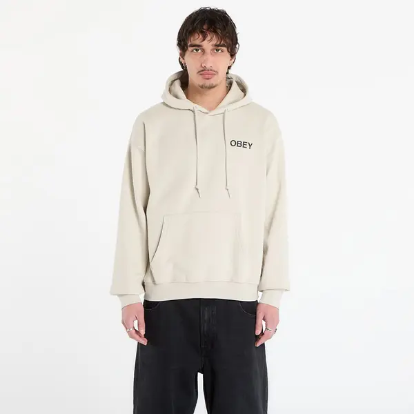 OBEY Clothing Mikina OBEY Doberman Pullover Hood Moonstruck M